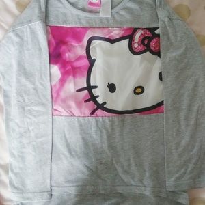 Hello Kitty gray shirt